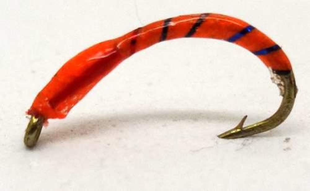 The Essential Fly Orange Striped Epoxy Buzzer Fishing Fly